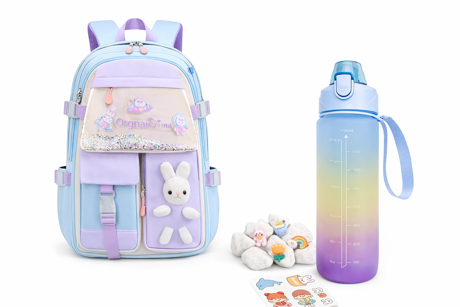 Vista 3 de KIT ESCOLAR KAWAII- : MALETA+SET ARTE208 PZ